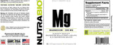 Mg Magnesium 120 Vegetable Capsules